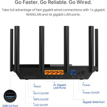 TP-Link AX5400 WiFi 6 Router (Archer AX73)- Dual Band Gigabit Wireless Internet Router