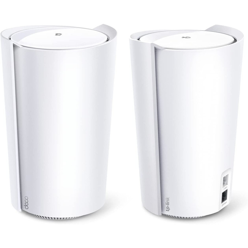 TP-Link AX6600 Deco Tri-Band WiFi 6 Mesh System(Deco X90) - Covers up to 6000 Sq.Ft, Replaces Routers and Extenders, AI-Driven and Smart Antennas, 2-Pack