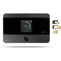 TP-Link (M7350) 4G LTE MiFi, Portable Travel Wi-Fi, SD Card Slot, Unlocked Mobile Wi-Fi Hotspot, 8 Hrs Battery, Black