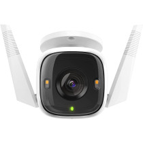 TP-Link Tapo Outdoor Security Camera, Weatherproof, Colour Night Vision, No Hub Required, Works with Alexa & Google Home, 2K High Definition, Built-in Siren, 2-way Audio, SD Storage(Tapo C320WS)