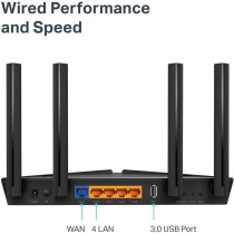 Tp-Link Wifi 6 Ax3000 Smart Wifi Router (Archer Ax50) - 802.11Ax Router, Gigabit Router, Dual Band, Ofdma, Mu-Mimo, Parental Controls, Built-In Homecare,Works With Alexa