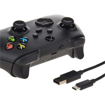 Microsoft Xbox Black Wireless Controller with Cable for PC (UAE Version)