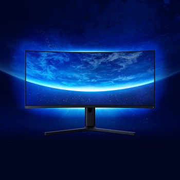 Xiaomi Curved Gaming Monitor 34 Inch 21:9 Bring Fish Screen 1500R Curvature, Black, Xm700001, BHR4269Gl