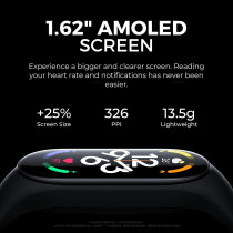 Xiaomi Mi Band 7 Smart Bracelet 6 Color AMOLED Screen Miband 7 Blood Oxygen Fitness Traker Bluetooth Waterproof Smart Band CN version, black, Band7
