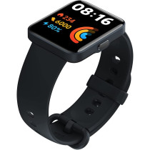 Xiaomi Redmi Smart Watch 2 Lite Black- 1.55 Inch Touch Screen, 5Atm Water Resistant, 10 Days Battery Life, Gps, 17 Professional Mode, Steps, Sleep And Heart Rate Monitor, Fitness Activity Tracker