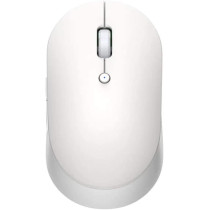 Xiaomi X-HLK4040GL Mi Dual Mode Wireless Slim Mouse Silent Edition, Global Version, 10 Meters Range, Bluetooth LE 4.0, 2.4GHz RF, Quiet Click for Laptop/Notebook/PC/Mac - Aluminum Housing - White