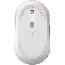 Xiaomi X-HLK4040GL Mi Dual Mode Wireless Slim Mouse Silent Edition, Global Version, 10 Meters Range, Bluetooth LE 4.0, 2.4GHz RF, Quiet Click for Laptop/Notebook/PC/Mac - Aluminum Housing - White