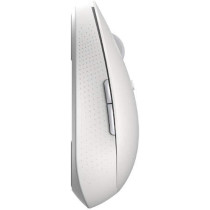 Xiaomi X-HLK4040GL Mi Dual Mode Wireless Slim Mouse Silent Edition, Global Version, 10 Meters Range, Bluetooth LE 4.0, 2.4GHz RF, Quiet Click for Laptop/Notebook/PC/Mac - Aluminum Housing - White