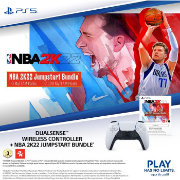 Ps5 Dualsense Wireless Controller With Nba 2K22 Dlc Uae Version