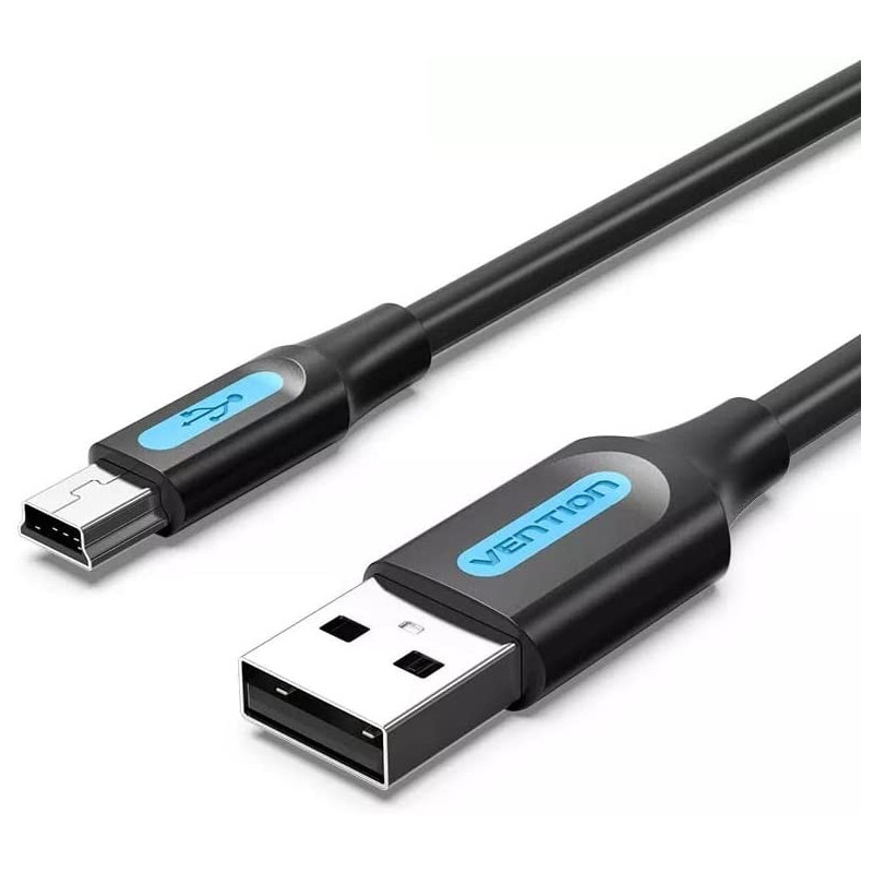 Vention Mini USB Cable to USB Fast Charging Data Cable For Cellular Phone Digital Camera HDD MP3 MP4 Player Tablets GPS (Mini-B, 0.5 Meter)
