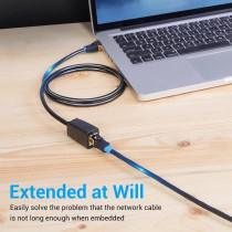 VENTION Cat 8 Ethernet Cable 40Gbps 2000MHz High Speed LAN Patch RJ45 Cable S/FTP Twisted Pair Network Cable for Switch, Router, Patch Panel, PS4, Xbox, Data Center (Cat.8 SSTP Extension)