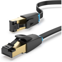 VENTION Cat 8 Ethernet Cable 40Gbps 2000MHz High Speed LAN Patch RJ45 Cable S/FTP Twisted Pair Network Cable for Switch, Router, Patch Panel, PS4, Xbox, Data Center (Cat.8 SSTP Flat)