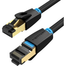 VENTION Cat 8 Ethernet Cable 40Gbps 2000MHz High Speed LAN Patch RJ45 Cable S/FTP Twisted Pair Network Cable for Switch, Router, Patch Panel, PS4, Xbox, Data Center (Cat.8 SSTP Round)