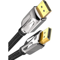 VENTION DisplayPort Cable DP Male to Male HD Cable 8K@60HZ / 4K@144HZ, Nylon Braided