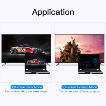 Vention HDMI to VGA 1080P HDMI (Computer,Laptop) to VGA (TV,Display,Projector) Adapter Video Cable for Laptop to HDTV Projector,with Audio&Power Supply port