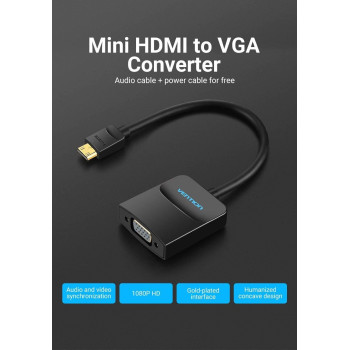 Vention High-end series Video Converter (AGABB - Mini HDMI to VGA)