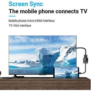 Vention High-end series Video Converter (AGBBB - Micro HDMI to VGA)