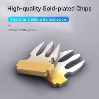 Vention IDCR0-10 Cat.6 Network Connector RJ45 Modular Plug Gold-plated Contacts PC Material Cat.6 FTP 10 Pieces