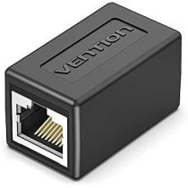 Vention IPVB0 RJ45 Connector Cat.6 FTP Keystone Jack Coupler for Network Cable Extension Black 1 Piece