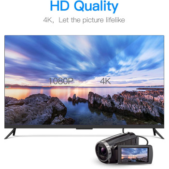 Vention Micro HDMI to HDMI Cable Adapter (Male to Male) 3ft/1m