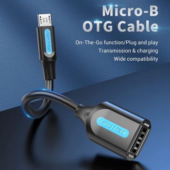 Vention Micro USB OTG CCUBB (USB 2.0 Mirco-B to USB A)