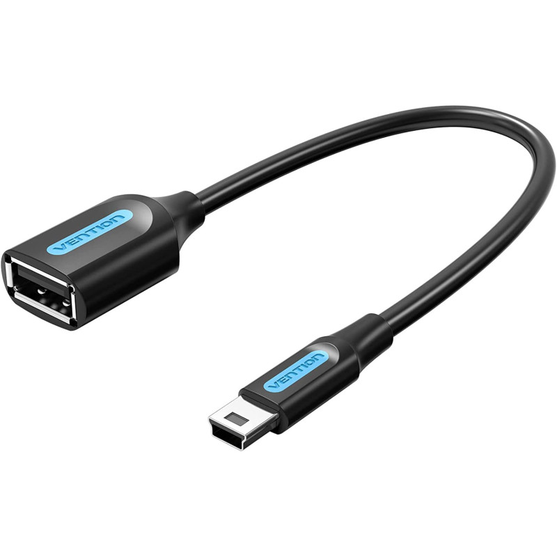 Vention Mini USB OTG Cable Mini USB Male to Female USB OTG Adapter for Camera Mobile - CCTBB (USB 2.0 Mini-B to USB A)