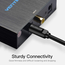 Vention Optical Fiber Audio Cable For CD DVD Toslink Digital Cable for Xbox PS4 (Optical Fiber Audio Cable, 2 Meter)