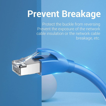 Vention RJ45 Strain Relief Boots PVC Type (Pack of 50, RJ45 Relief Boots, Orange)