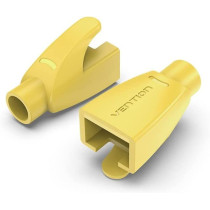 Vention RJ45 Strain Relief Boots PVC Type (Pack of 50, RJ45 Relief Boots, Yellow)