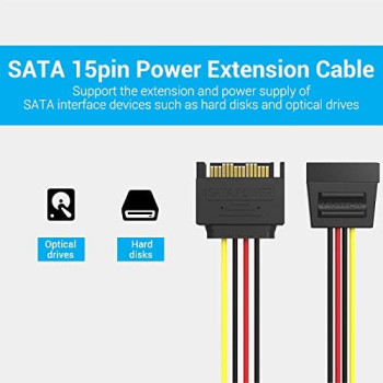 Vention SATA Power Cable (SATA 15P, Pack of 1)