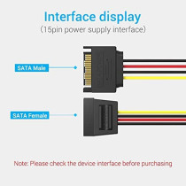 Vention SATA Power Cable (SATA 15P, Pack of 1)