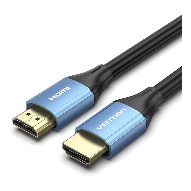 Vention UHD HDMI 2.0 4K Cable 18Gbps 4K@60Hz 3D, Video Return HDCP 2.2 for PS4 Xiaomi Mi Box HDMI Audio Cable Switch Splitter for TV HDMI Splitter Video Cord (1.5 Meter, ALH Series, Blue)