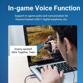 Vention USB 2.0 A Male to Female USB C OTG Adapter Transmission Speed @480Mbps 3A Converter (USB 2.0 A to C, Pack of 1)