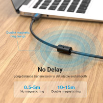 Vention USB 2.0 A TO B Printer cable @480Mbps Nickel Platted, double shielding (USB to B (Printer), 10 Meter)