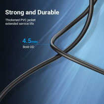 Vention USB 2.0 A TO B Printer cable @480Mbps Nickel Platted, double shielding (USB to B (Printer), 10 Meter)
