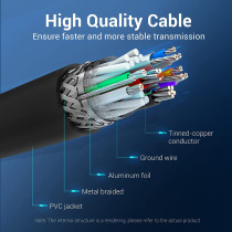 Vention USB 3.0 5Gbps Fast Data Transfer Cable Compatible with Printer, USB Keyboard, Flash Drive, Hard Drive, Mouse (USB 3.0 A to A, 0.5 Meter)