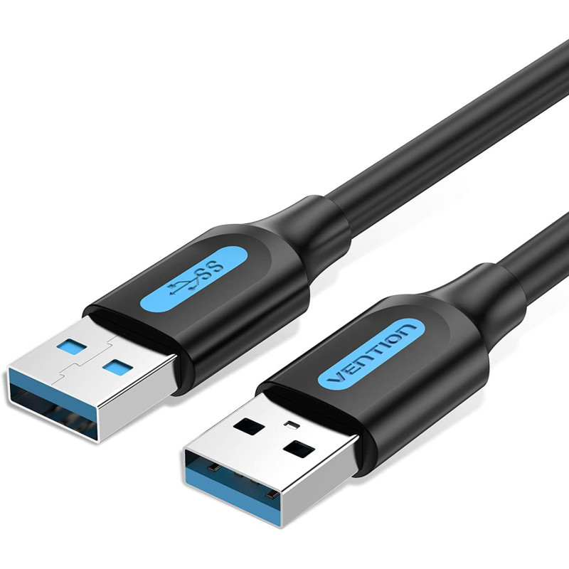 Vention USB 3.0 Fast Data Transfer Cable Compatible with Printer, USB Keyboard, Flash Drive, Hard Drive, Mouse (USB 3.0 A to A, 3 Meter)