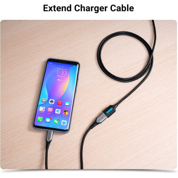 Vention USB 3.0 Fast Data Transfer Cable Compatible with Printer, USB Keyboard, Flash Drive, Hard Drive, Mouse (USB 3.0 Extension, 1.5 Meter)