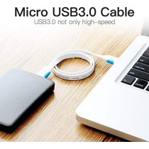 Vention USB Type A Male to Micro B Cable Super Speed USB3.0 Cable for External Hard Drive Samsung S5 and Note 3 (1m/3.28ft)