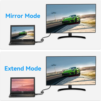 Vention VGA to HDMI Converter with Micro USB Female and Audio Port 0.15M supports resolutions up to 1920x1080@60Hz 1080p Full HD (ACNBB - VGA to HDMI)