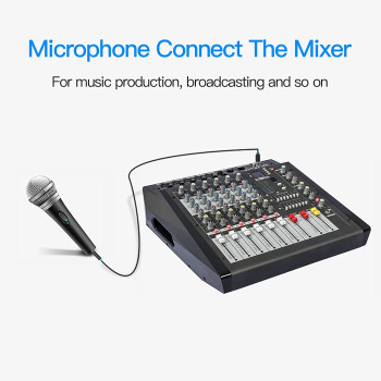 Vention XLR Audio Cable Tinned copper Conductor Nickel plated Interface Multiple Shield (6.5mm to XLR, 5 Meter)