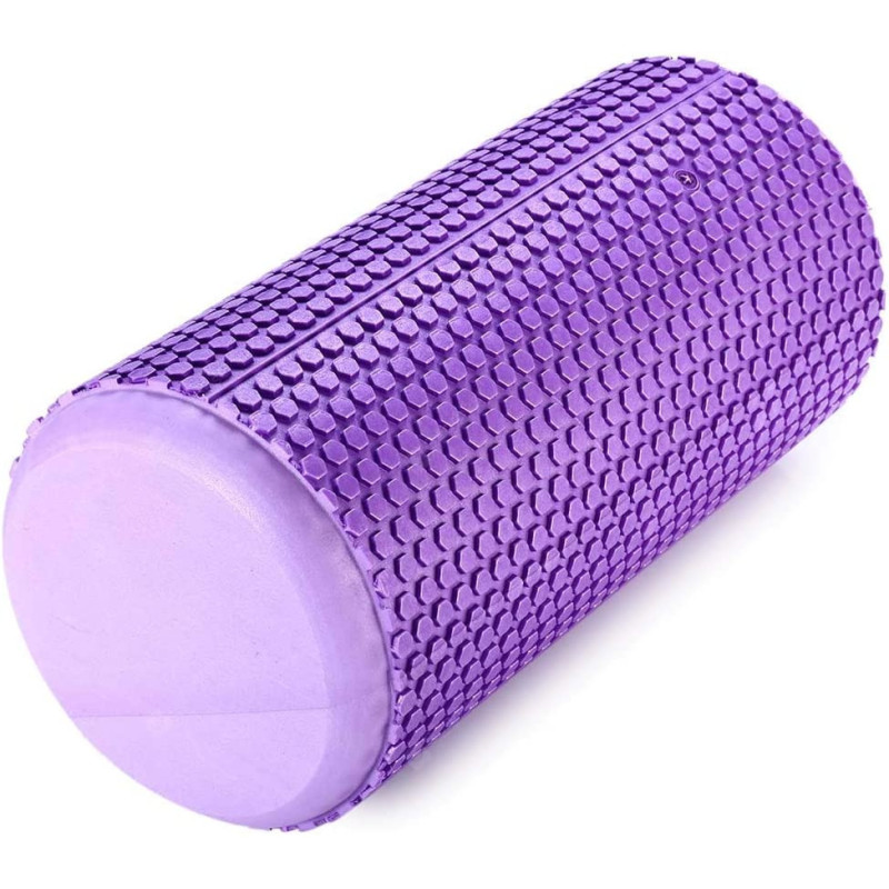 Yoga Roller Pilates Gym Training Exercise Deep Tissue Massage Muscle Stretching Physiotherapy - Purple