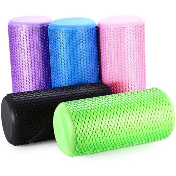 Yoga Roller Pilates Gym Training Exercise Deep Tissue Massage Muscle Stretching Physiotherapy - Red