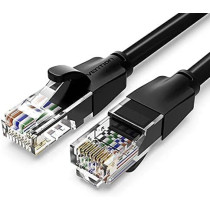 Vention Cat.6 UTP Patch Cable IBE series copper-clad Aluminum 1000Mpbs 250MHz Aluminum Foil PVC Jacket (3 M, Cat.6 UTP, Black)