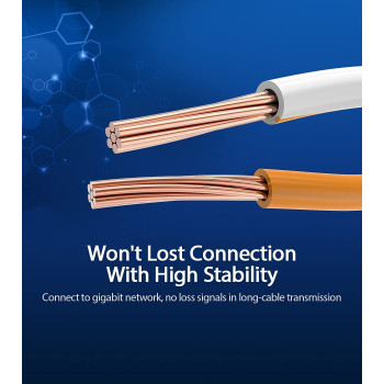 Vention Cat.6 UTP Patch Cable IBE series copper-clad Aluminum 1000Mpbs 250MHz Aluminum Foil PVC Jacket (40 M, Cat.6 UTP, Black)