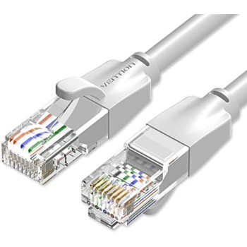 Vention Cat.6 UTP Patch Cable IBE series copper-clad Aluminum 1000Mpbs 250MHz Aluminum Foil PVC Jacket 0.5M Gray