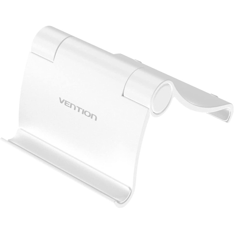 Vention Cell Phone / tablets Stand, Phone Holder for Desk Compatible with iPhone 12 Pro Max 11 SE 8 Plus 7 6 XS XR, Samsung Galaxy S20 Note20 S8 S9 S10 (White)