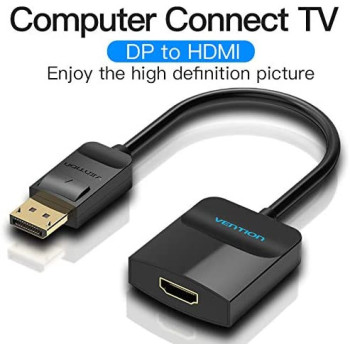 Vention Display Port to HDMI Converter 1080p 0.15 Meter Black