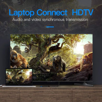 Vention Display Port to HDMI Converter 1080p 0.15 Meter Black