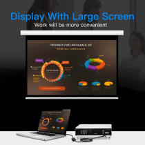 Vention Display Port to HDMI Converter 1080p 0.15 Meter Black